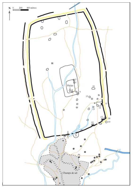 Figure 13. Halin – plan général du site archéologique