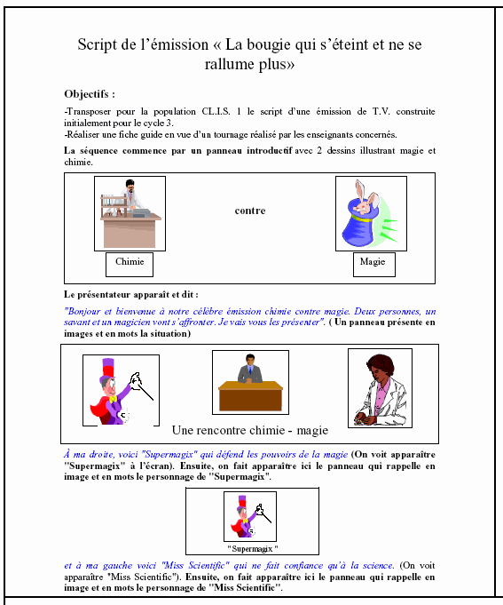 Figure 3-7. Script extinction de bougie 1 et 2