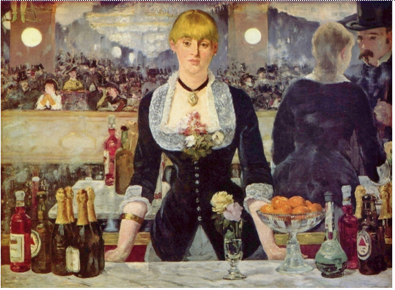 Édouard Manet, Un Bar aux Folies-Bergère (1881-1882), Institut Courtauld, Londres.