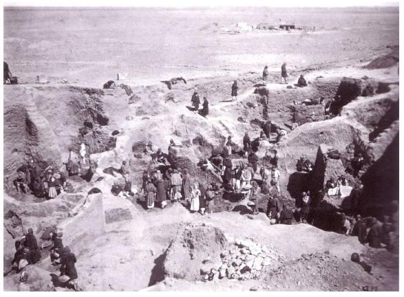 Figure 3- Ur : fouilles du Cimetière Royal en 1927 (d’après Zettler 1998 : 16, fig.14)