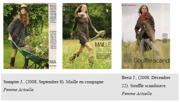 Image 10 : Mises en scène à dominante sociale dans la nature dans Femme Actuelle.