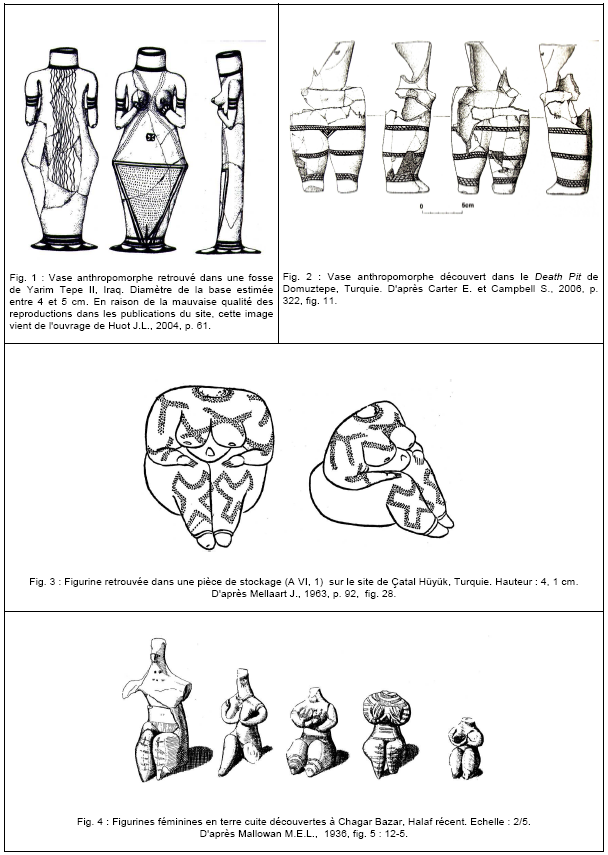 PLANCHE 2.3 : Vases anthropomorphes et figurines.