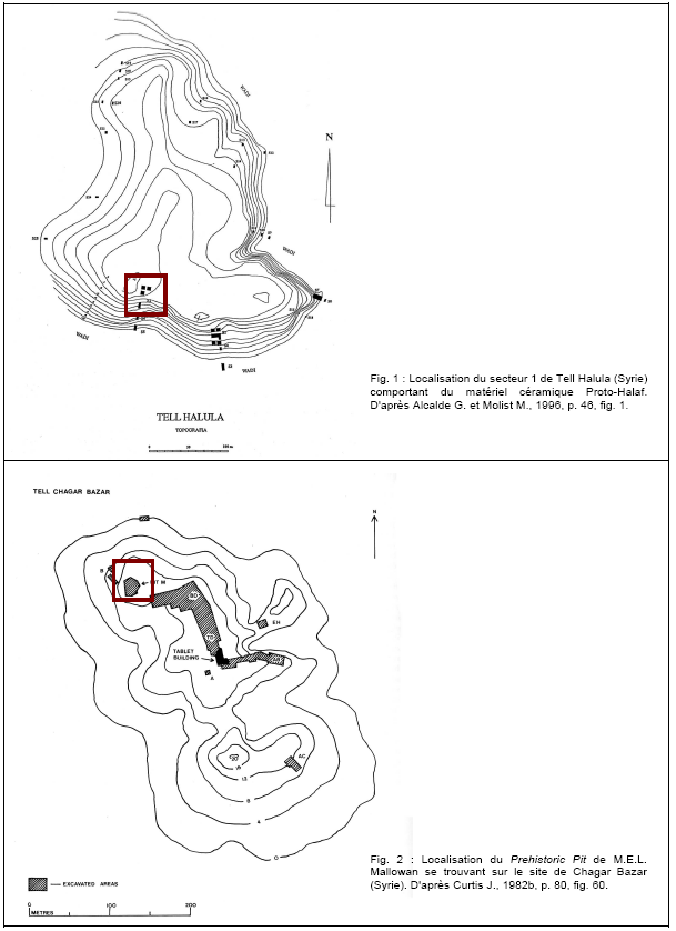 PLANCHE 2.12 : Tell Halula et Chagar Bazar (Syrie).