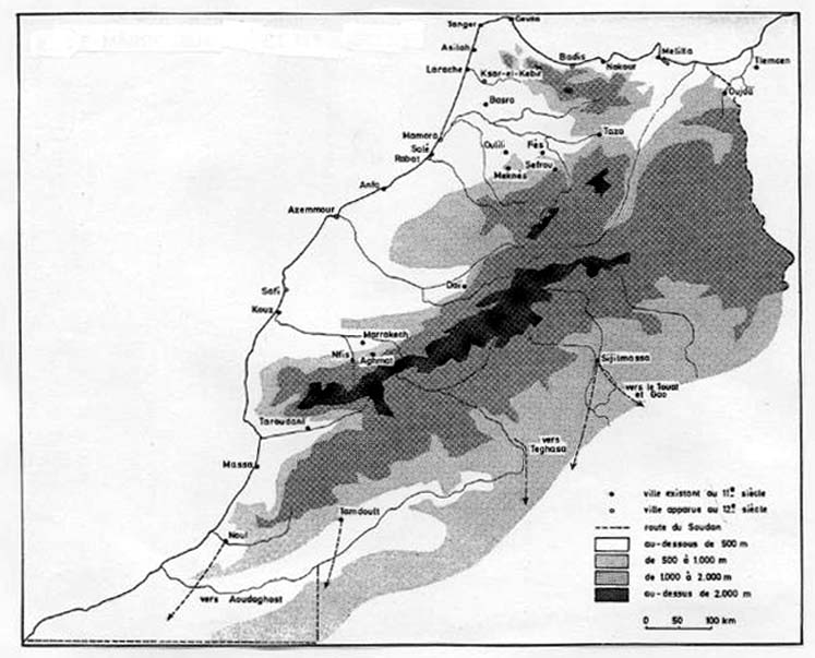 Fig. 49 : Carte générale du Maroc au 11