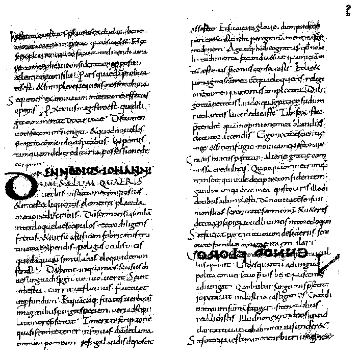 Pl. 2.Vatican, Biblioteca Apostolica, Lat. 3803, fin IX