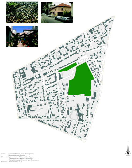 Carte II-4 : quartier Montchat-Chambovet