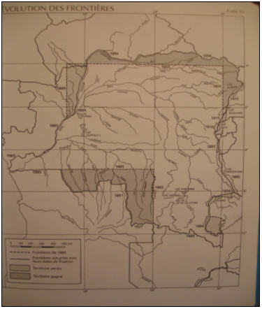 Carte n° 6 : Carte du Congo (1915)