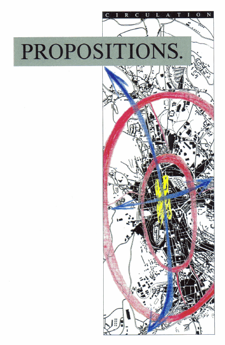 Illustration 30 : La « croix » de Ricardo Bofill, reprenant les deux axes structurants historiques de Saint-Etienne. 