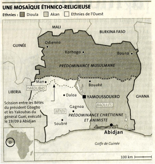 Carte mosaïque ethnico-religieuse (p.195)