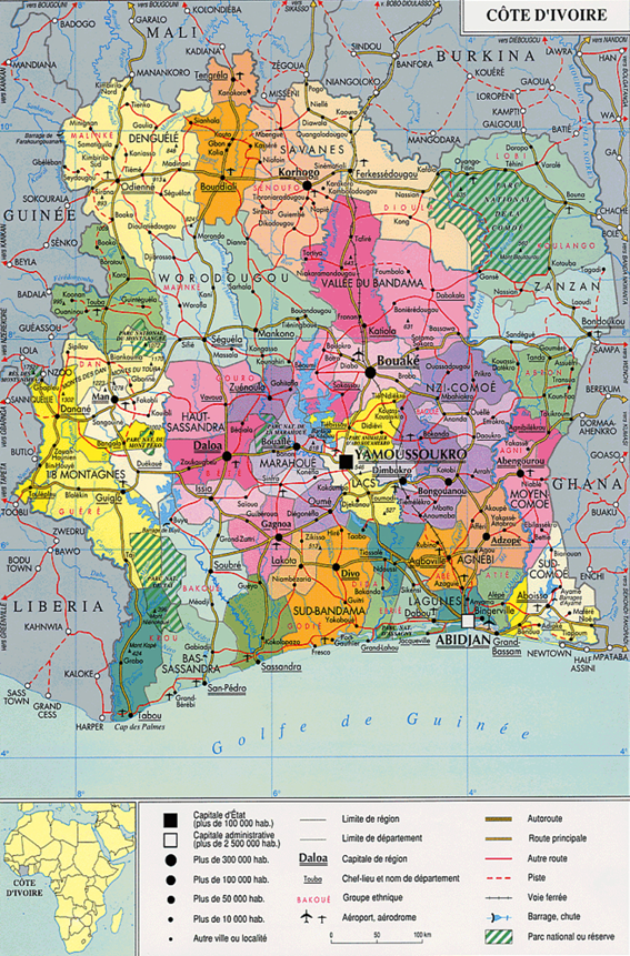 Carte de la Côte d’Ivoire (p.44)
