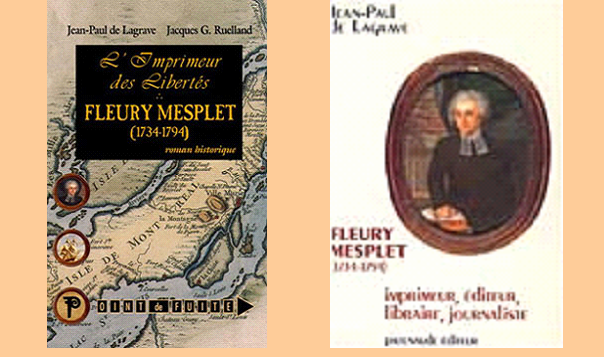 Pages de couverture de deux ouvrages de Jean-Paul de Lagrave