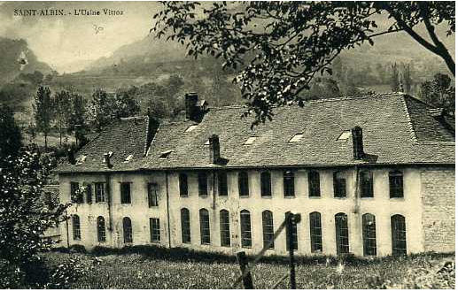 Figure 24–Le tissage Vittoz à Saint-Albin-de-Vaulserre vers 1900.