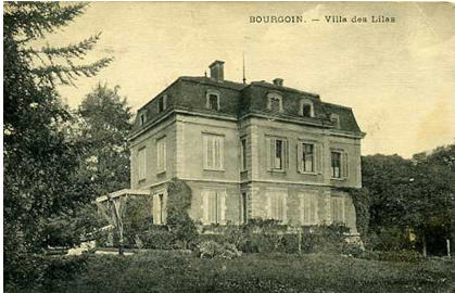 Figure 54-La villa des Lilas, à Bourgoin .