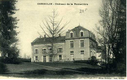 Figure 58–Le « château » de la Romatière (Corbelin ), vers 1900.
