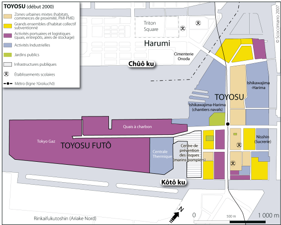 Figure 75 : le terre-plein Toyosu avant sa reconversion.