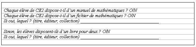 Figure 60 : Type d’outil et mode d’utilisation prévu - Extrait du questionnaire de l’enquête – Maîtrise (Priolet, 2000)