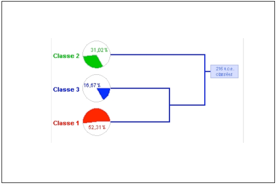 Figure 6 : Classification Descendante Hiérarchique