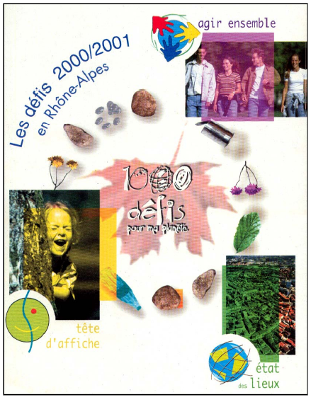Figure 16 : Affiche pour la campagne « 1000 défis pour ma planète »