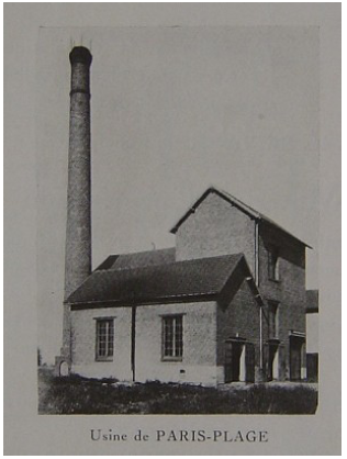 L'usine de Paris-Plage (SEPIA, 1921)
