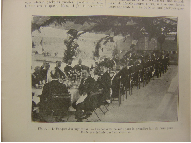 Le banquet de l'ozone aux Sables d'Olonne (1911)
