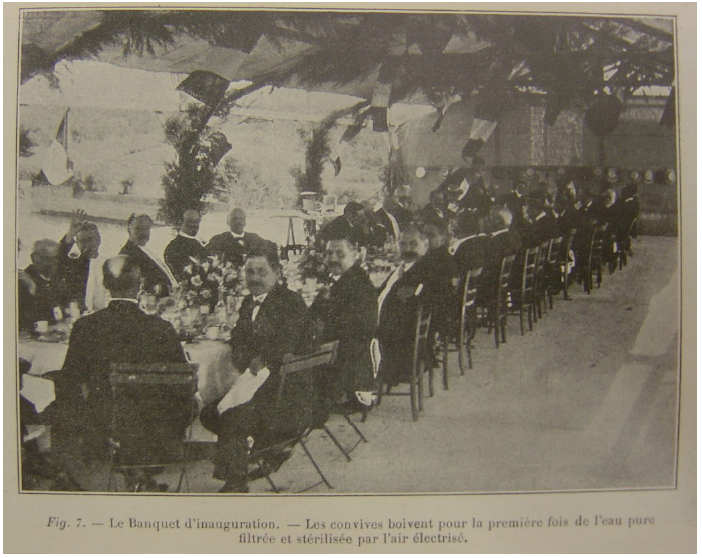 Le banquet de « l'eau pure » aux Sables d'Olonne (1911)