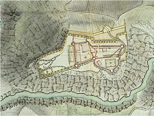 Doc. 135. Projet de Vauban pour Château-Queyras (1700) © Ministère de la Défense