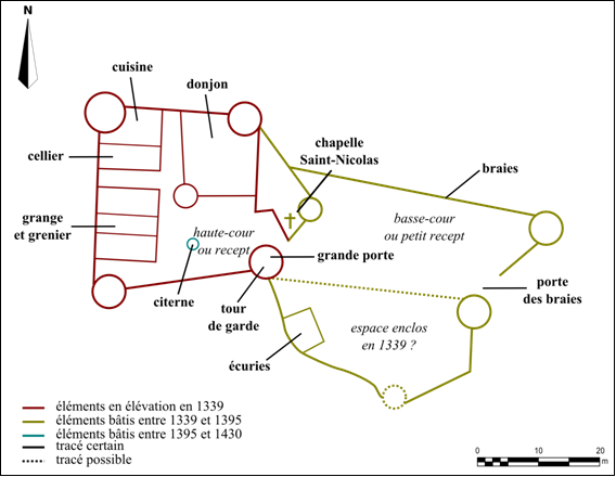 Doc 145. Plan de Château-Queyras (1339-1430)
