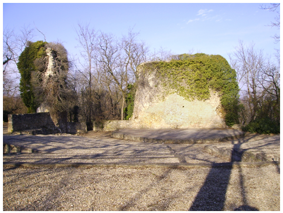 Doc. 31. Vue générale du site du vieux château depuis le sud