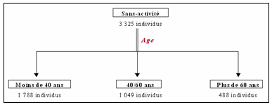 Schéma 20 : Branche de la typologie individuelle correspondant aux Poblanais sans-activité