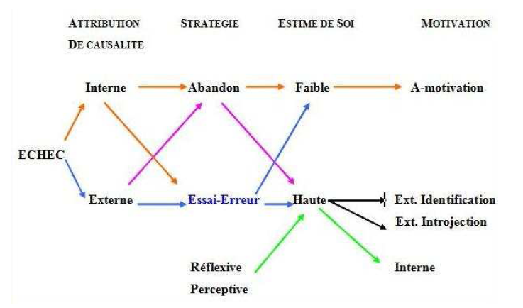 Figure 12: Schéma des aspects cognitifs et affectifs en interaction (Braga, 2005). 