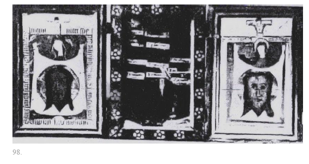 Fig. 98 : Triptyque-reliquaire, disparu après 1939 ; provenance : Gdańsk, église Notre-Dame