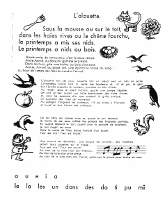 Image 22 : Le test de l’Alouette (Lefavrais, 1967). 