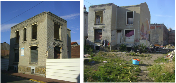 Figure 5-2 : une friche squattée rue Navoiseau (août 2009)