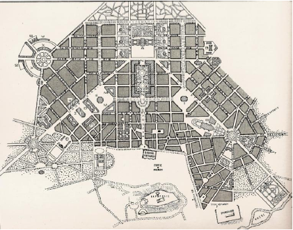 Le plan d’Athènes de Kleanthis et Schaubert. 1833