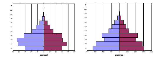 Tableau 9 : Répartition de la population par groupes d’âges en 1879 et en 1907 (%)