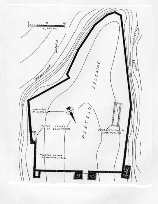 Fig. 48 : Le site fortifié de Muly Bslhm, dans le Gharb. 