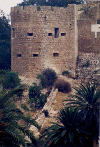 Fig. 73 : Tronçon de la muraille almohade de Safi.  