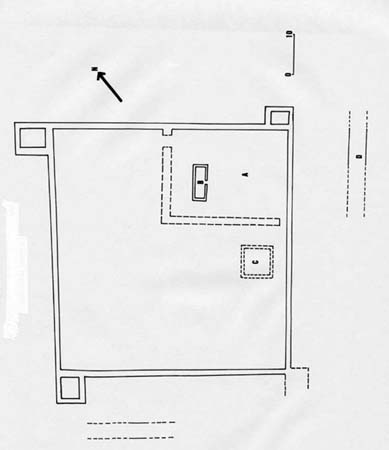 Fig. 114 : Le site de Ban Mguir. Plan de la fortification. 