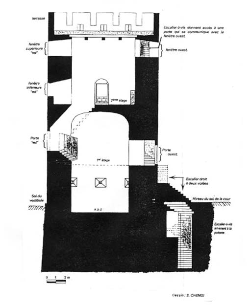 Fig. 143 : La tour carrée du château de mer.  