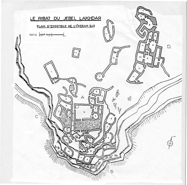 Fig. 163 : Plan du site de bal Lakhar. 