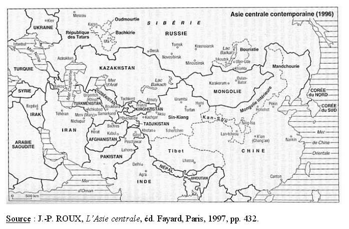 Vue large de l’Asie centrale contemporaine 