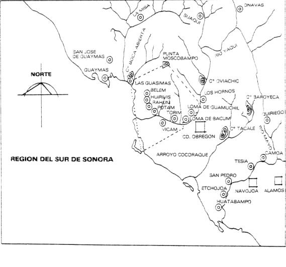 Partie 2 - fig. 3. Les nouvelles limites du Territoire Yaqui ont été reconnues par un décret du président Lázaro Cárdenas lors des accords du 27 octobre 1937 et du 10-12 juin 1939. Ce décret a été ratifié par la Résolution Présidentielle le 1