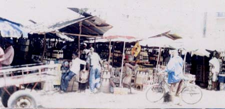 L’image du marché noir, à Maputo