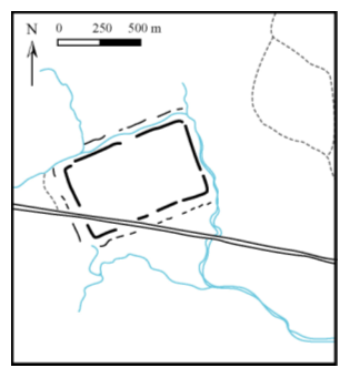 Figure 42. Payagyi – plan d’après photographie aérienne