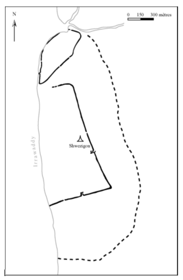 Figure 88. Tagaung – plan du site archéologique 