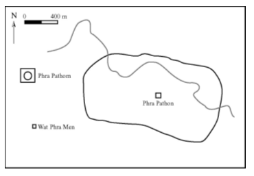 Figure 101. Nakhon Pathom – plan général du site