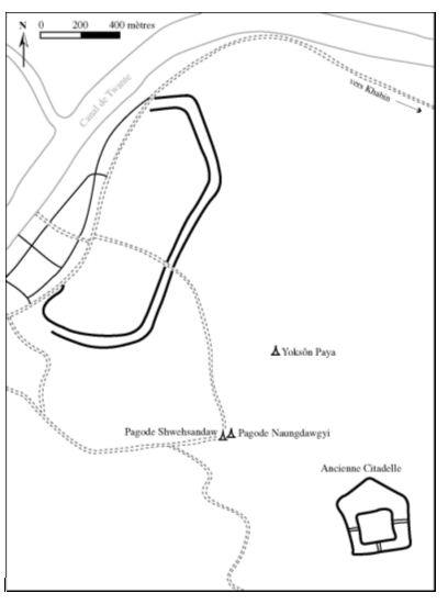 Figure 54. Twante – plan ancien du site archéologique