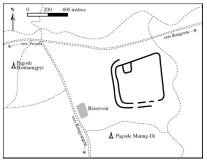 Figure 52. Khabin – plan ancien du site archéologique