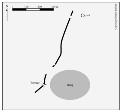 Figure 71. Swa – relevé des structures au sol (GPS)
