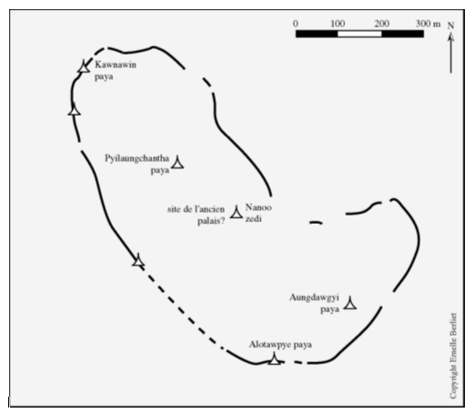 Figure 46. Lagunbyee – relevé des structures au sol (GPS)